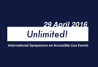 Unlimited! Symposium over de toegankelijkheid van live evenementen