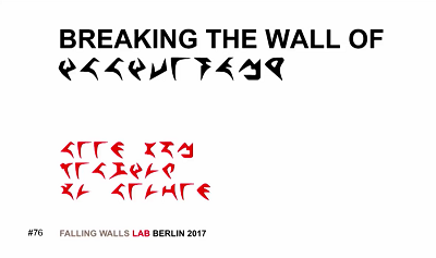 Text2Picto Falling Walls Berlin