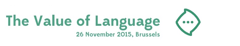 Alles over het aankopen van taal - The Value of Language II, 26 nov 2015 Brussel